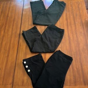 3 for 1 - Womens Slacks. Sizes 12 & 14. Color Black. See add’l info below.
